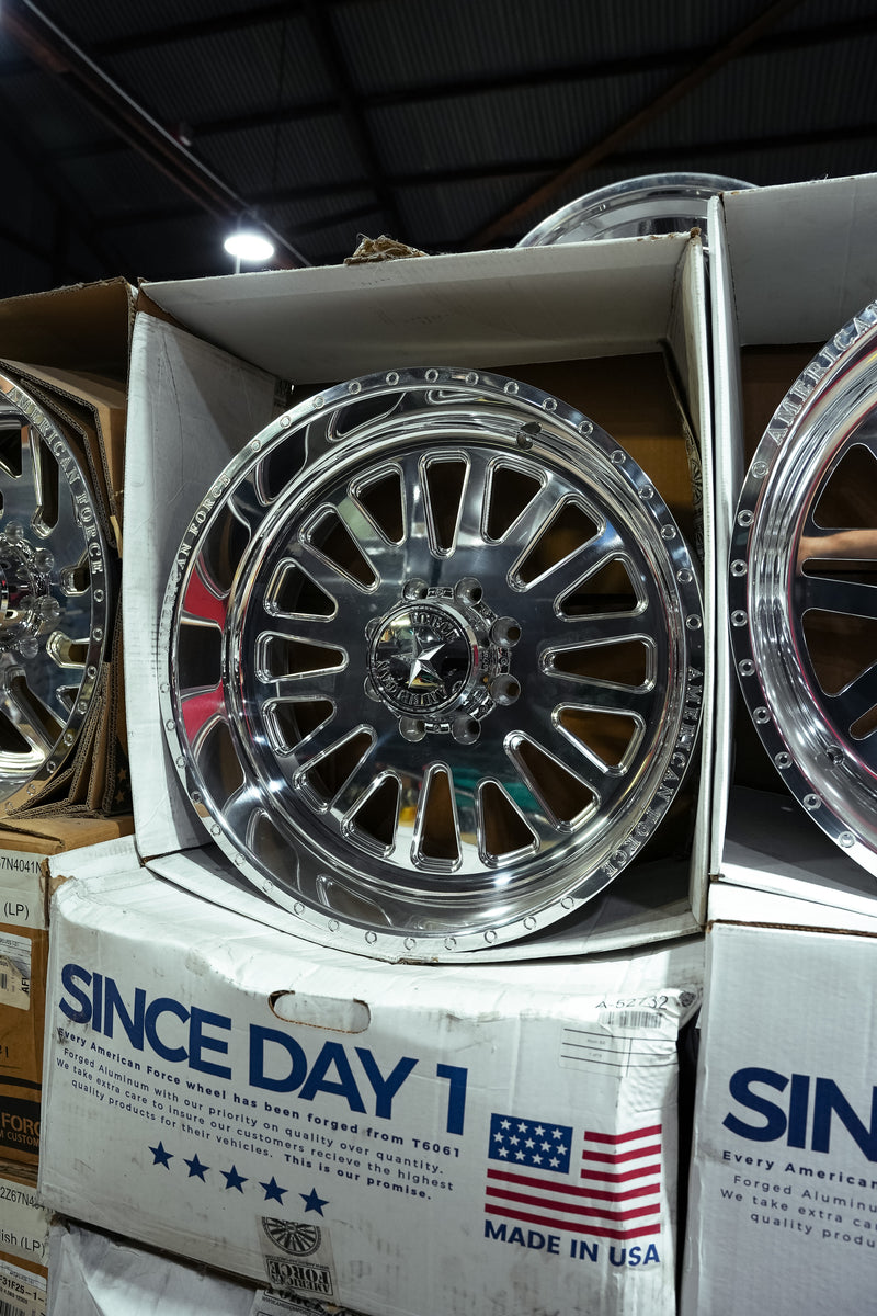 American Force Atom SS - 8x6.5/22x10/Polished – Show Off Motorsports