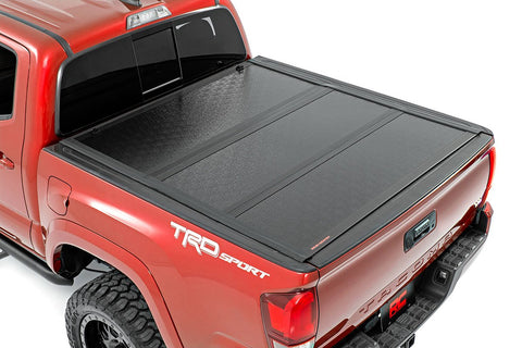 16-20 Toyota Tacoma Low Profile Hard Tri-Fold Tonneau Cover