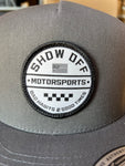 NEW Showoff Motorsports Patch Flat Bill