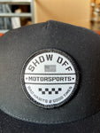 NEW Showoff Motorsports Patch Flat Bill