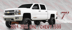 2007-2018 CHEVY/GMC 1500 7-9" FTS