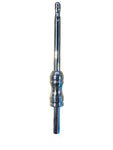 polished  Fat  Billet Antenna  2 Pc.     9" Tall