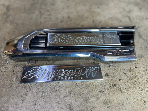 SHOW OFF MOTORSPORTS GMC DURAMAX BADGE COVER