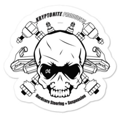 KRYPTONITE ANGRY SKULL STICKER – Show Off Motorsports
