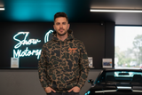 Show Off Motorsports Camo Hoodie on Brand Model