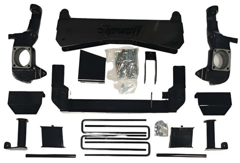 01-10 Chevy/gmc 1500Hd/2500/3500 7-9 Showoff Lift Kit Stage 1 Black / Basic No Show Off 1500Hd