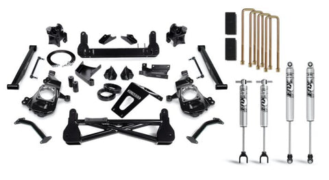 Cognito 7-9 Inch Standard Lift Kit with Fox PSMT 2.0 Shocks For 2020-2024 Silverado/Sierra 2500/3500 2WD/4WD