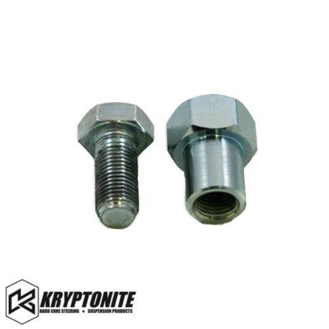 Kryptonite Shank Nut For Pisk Kit Fine Thread (Silver) / With Lock Bolt (+$4.99) Steering Components