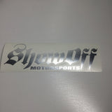 Show Off Sticker Chrome Stickers
