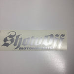 Show Off Sticker Silver Stickers
