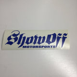 Show Off Sticker Dark Blue Stickers