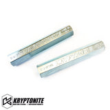 Kryptonite Solid Steel Tie Rod Sleeves Zinc Plated 2011+ Steering Components 11-17