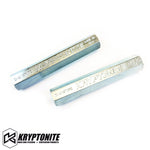 Kryptonite Solid Steel Tie Rod Sleeves Zinc Plated 2007.5-2013 Steering Components