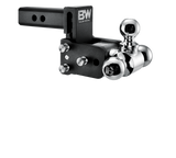 B&w Tow Stow Adjustable Ball Mount 3 Drop - 3.5 Rise 2 Shank Black Truck Accessories