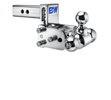 B&w Tow Stow Adjustable Ball Mount 3 Drop - 3.5 Rise 2 Shank Chrome Truck Accessories
