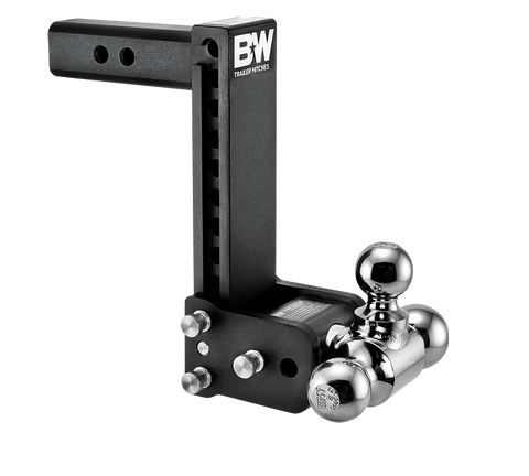 B&w Tow Stow Adjustable Ball Mount 9 Drop - 9.5 Rise 2 Shank Black Truck Accessories