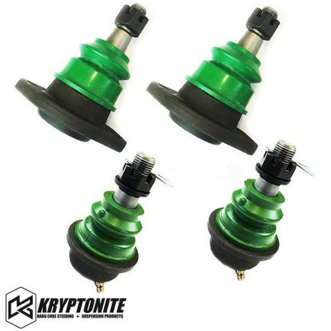 Kryptonite Upper And Lower Ball Joint Package Deal (For Aftermarket Control Arms) 2001-2010 Green
