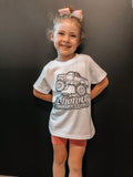 Color on Kid’s Monster Truck Flame Logo T-Shirt