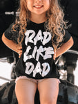 Toddler Rad Like Dad Black Tee Show Off Shirts