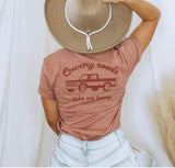 COUNTRY ROADS TAKE ME HOME T-SHIRT