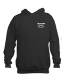 BLACK SHOW OFF PERFORMANCE LOGO SKULL HOODIE